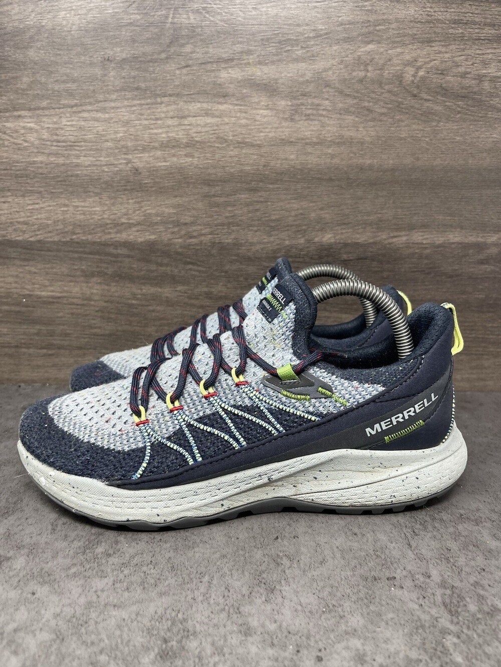 Merrell Bravada 2 Womens Size 8 Navy Blue Gray Trail Running Hiking Walking Shoe